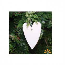 julepynt porcelænshjerte