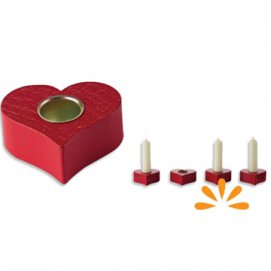 hjertelysestage til stearinlys