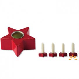 stjerne lysestage til stearinlys