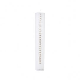 Kalenderlys Kunstindustrien guldskrift 30 cm